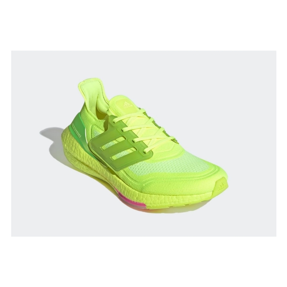 Adidas men's ultraboost 21 running shoes Solar Yellow FY0848 - Picture 4 of 13